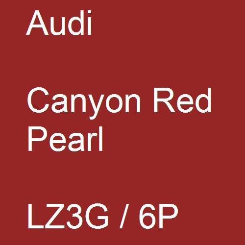 Audi, Canyon Red Pearl, LZ3G / 6P.